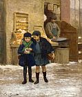 Victor Gabriel Gilbert Famous Paintings - Sharing the Treats